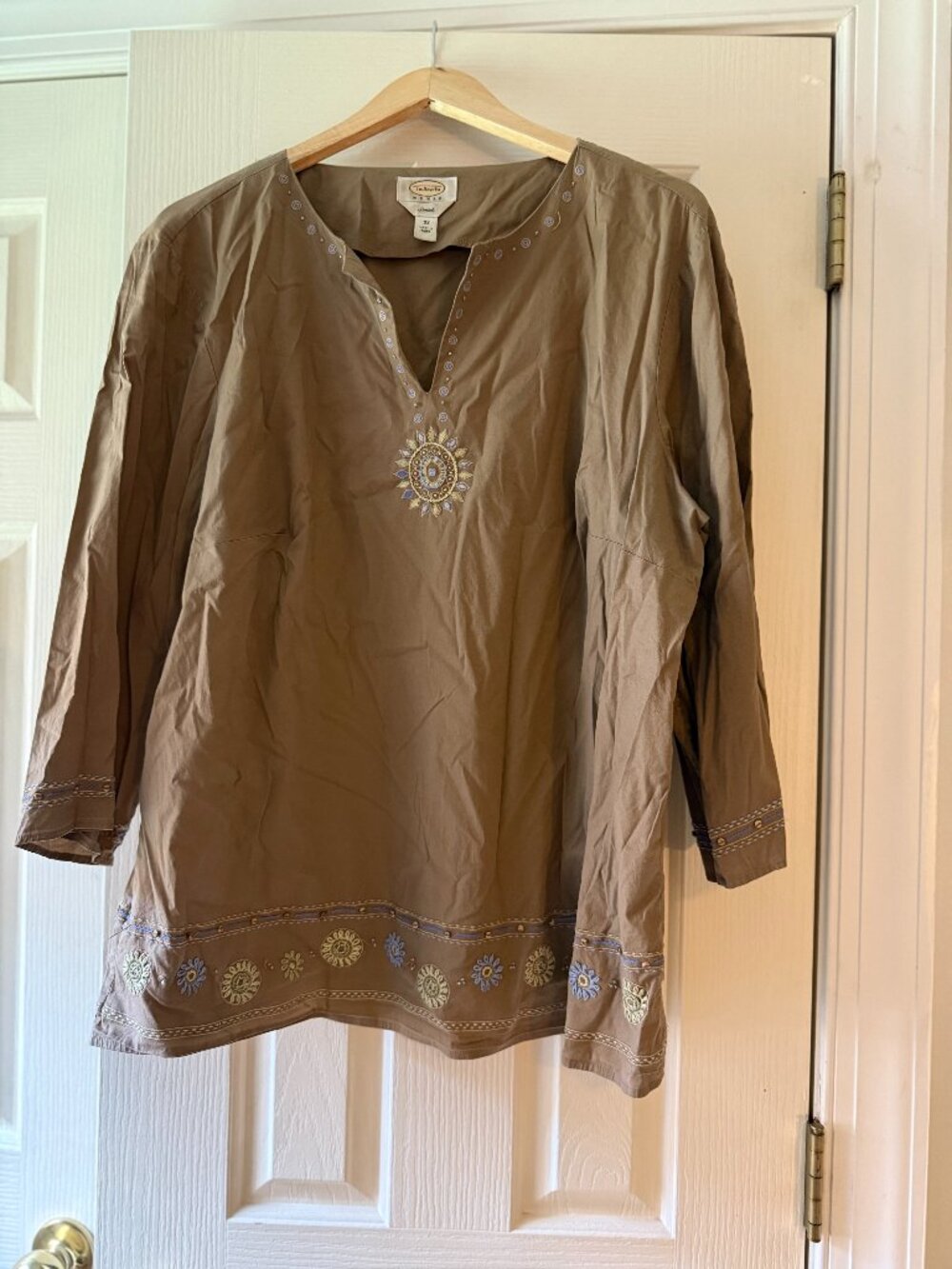 Tunic, olive colored from Talbot's